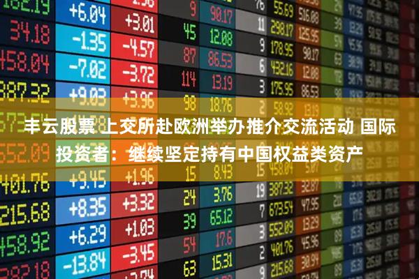 丰云股票 上交所赴欧洲举办推介交流活动 国际投资者：继续坚定持有中国权益类资产