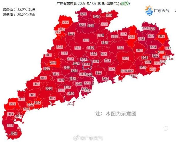 融凯配资 广东92个高温预警信号生效