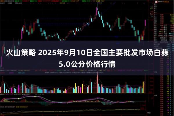 火山策略 2025年9月10日全国主要批发市场白蒜5.0公分价格行情